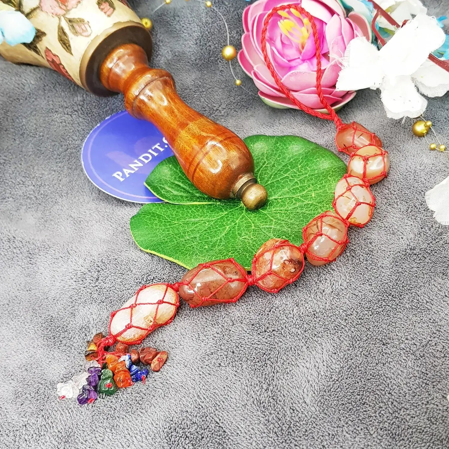 Carnelian Car Hanging Tumble Stones