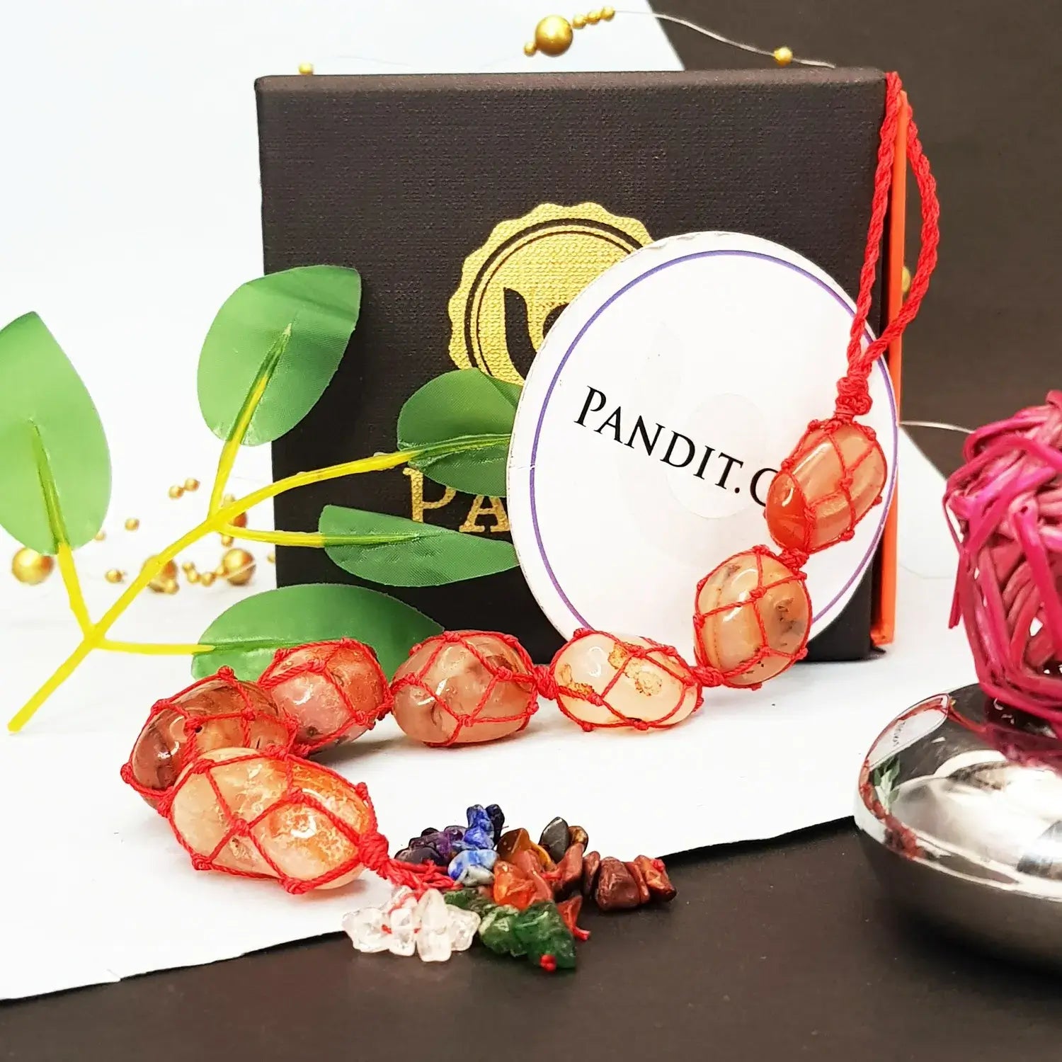 Carnelian Car Hanging Tumble Stones