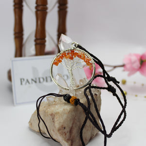Carnelian Tree Of Life Pendant