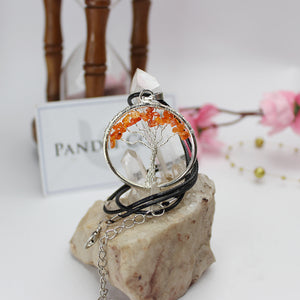 Carnelian Tree Of Life Pendant