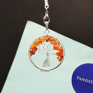 Carnelian Tree Of Life Pendant