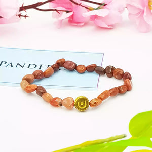 Carnelian Tumble Bracelet