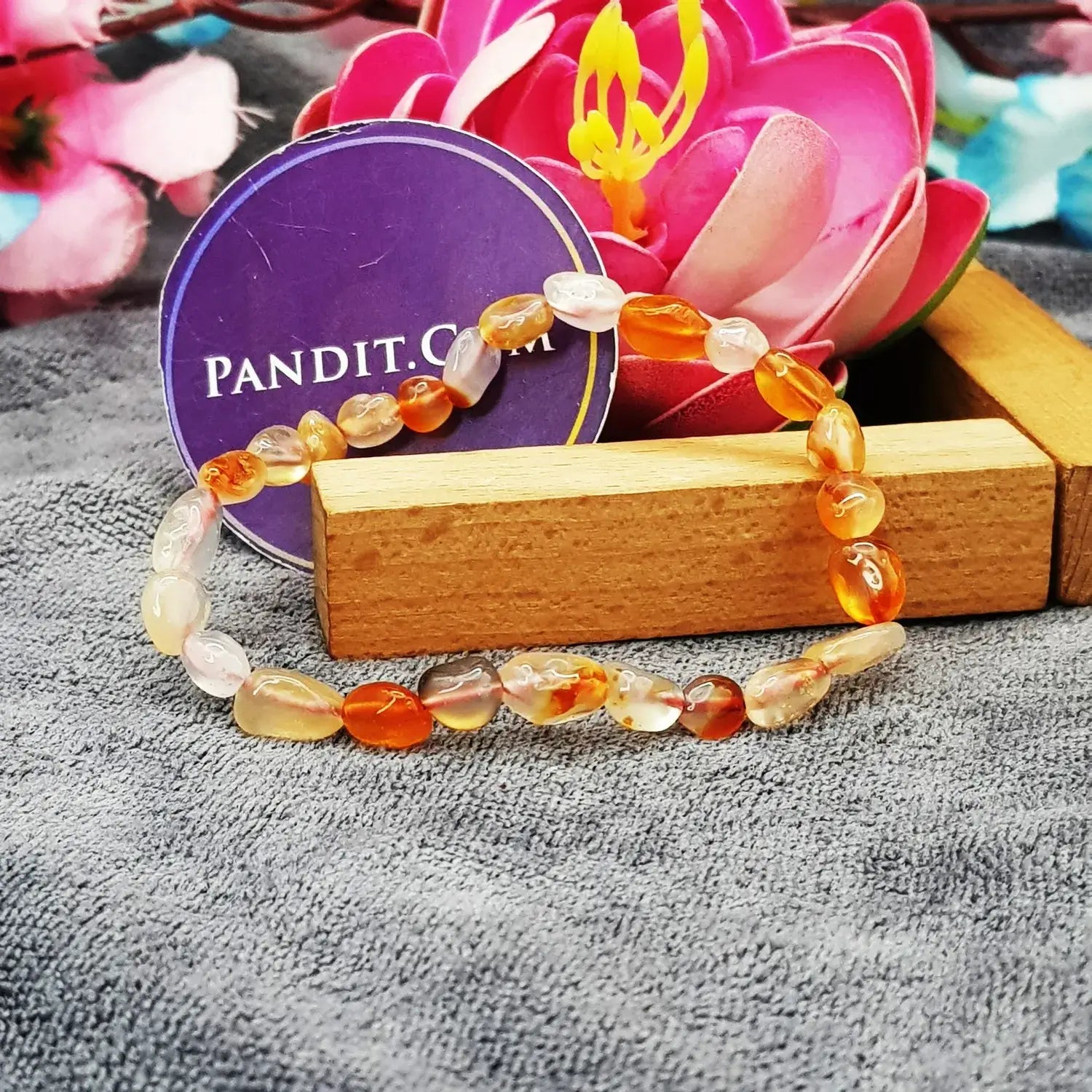 Carnelian Tumble Bracelet