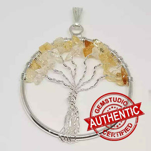 Citrine Tree of Life Pendant