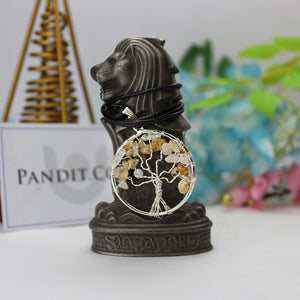Citrine Tree Of Life Pendant