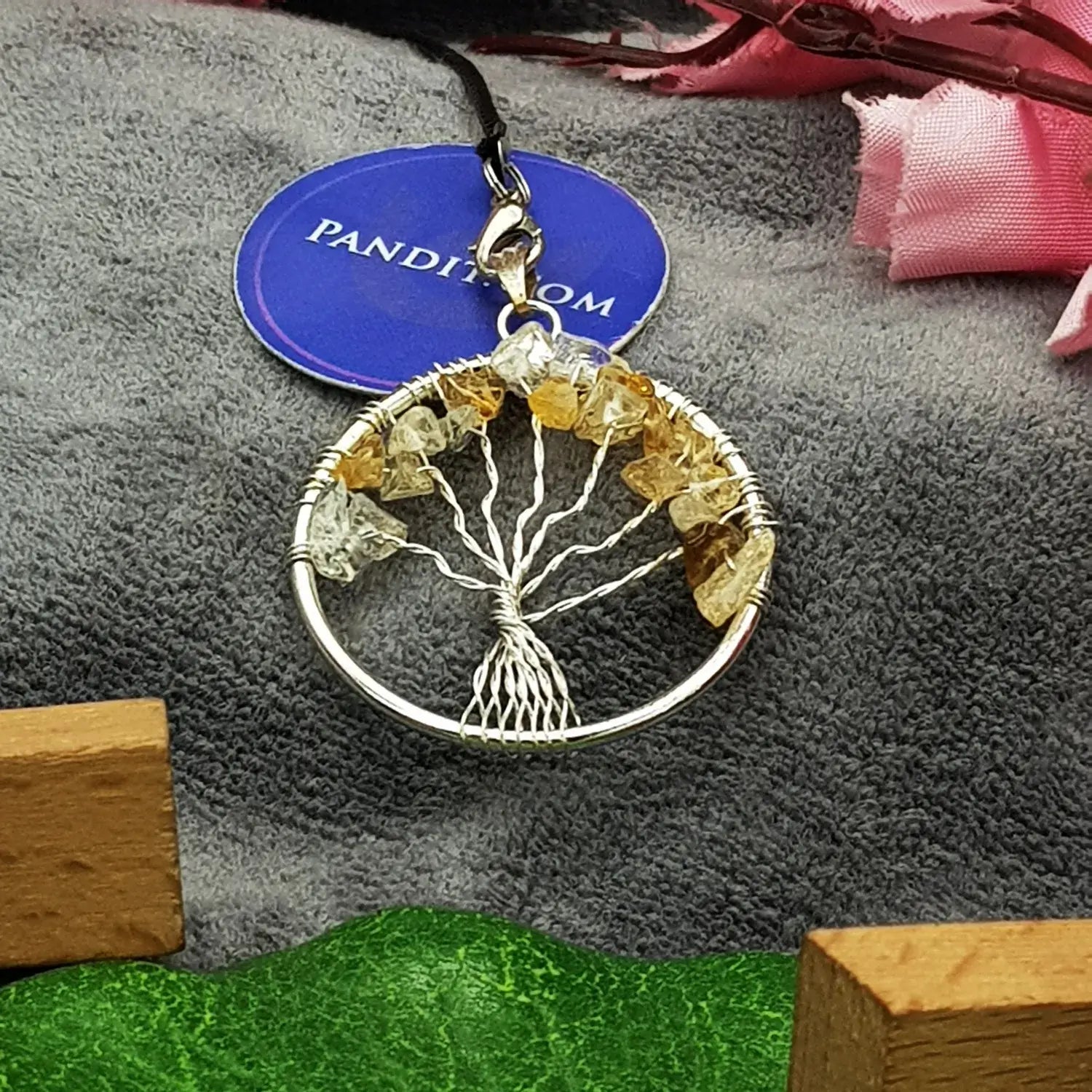 Citrine Tree Of Life Pendant