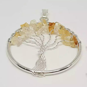 Citrine Tree of Life Pendant