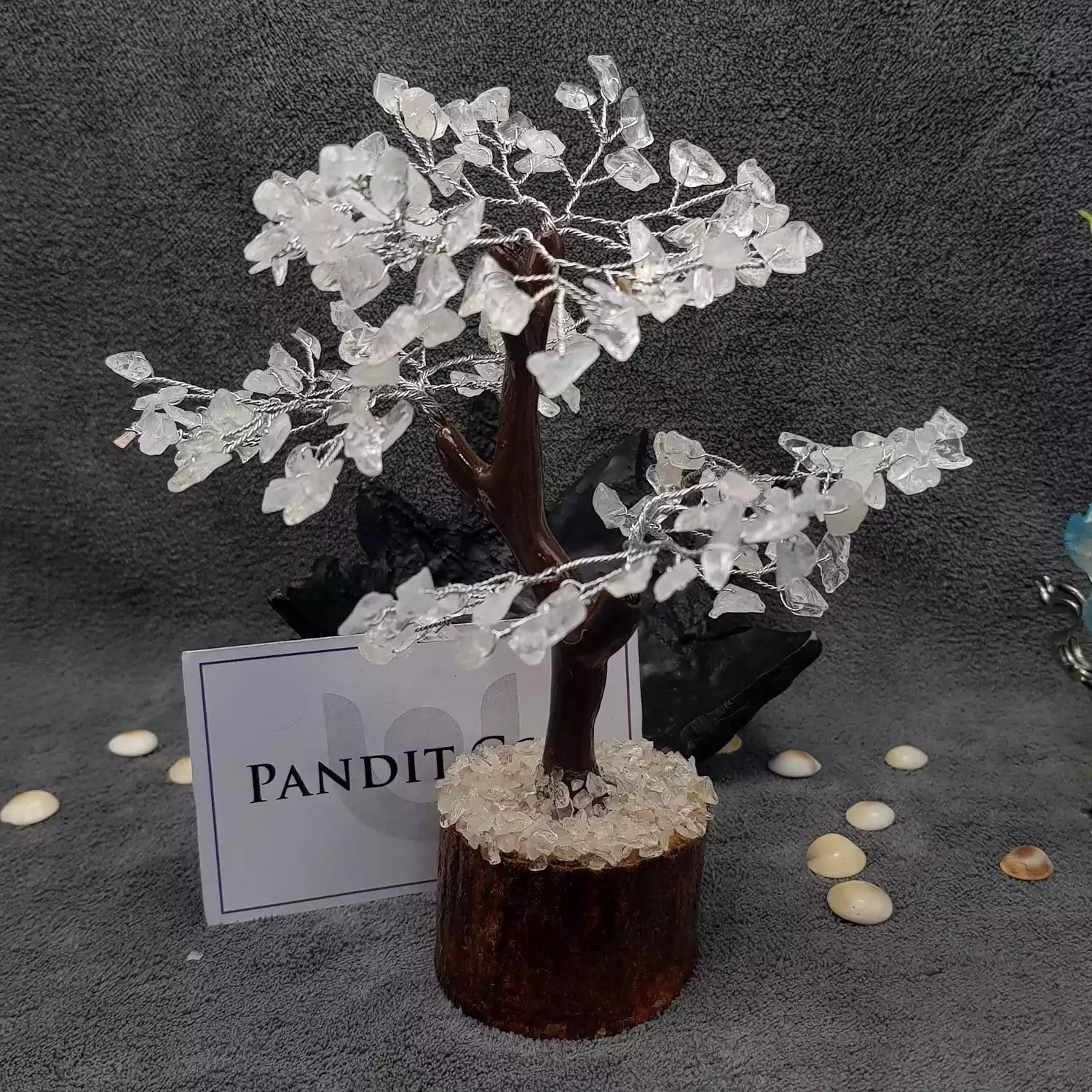 Clear Quartz Gemstone Tree