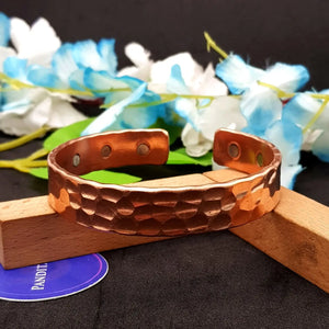 Copper Bracelet — packaging back cover with usage guide