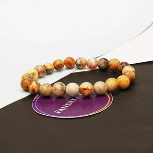 Crazy Lace Agate Bracelet