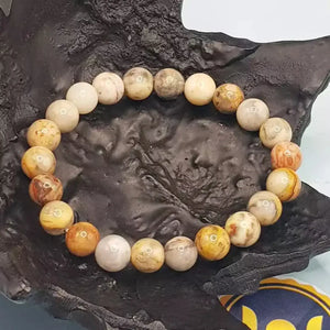 Crazy Lace Agate Bracelet