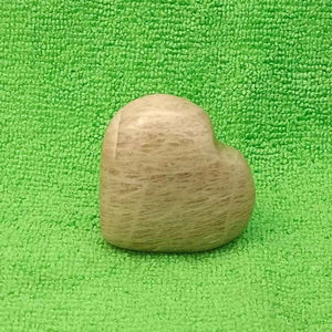 Cream Moonstone Healing Crystal Heart Stone