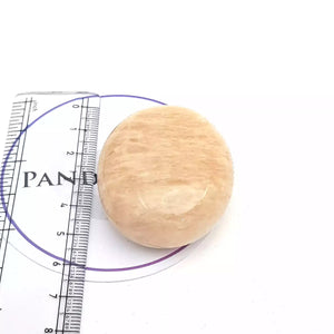 Cream Moonstone Healing Crystal Palm Stone