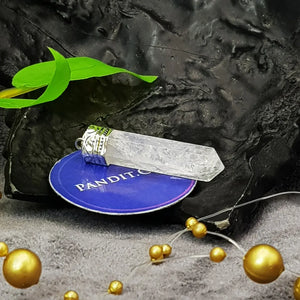 Crystal Cap Pencil Pendant