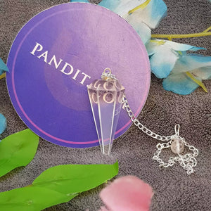 Crystal Quartz Dowsing Pendulum