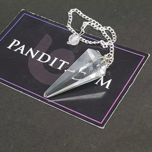 Crystal Quartz Dowsing Pendulum