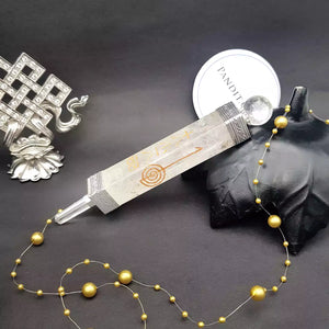 Crystal Quartz Healing Stone Wand