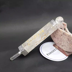 Crystal Quartz Healing Stone Wand