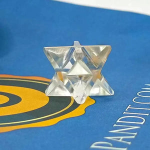 Crystal Quartz Merkaba Star
