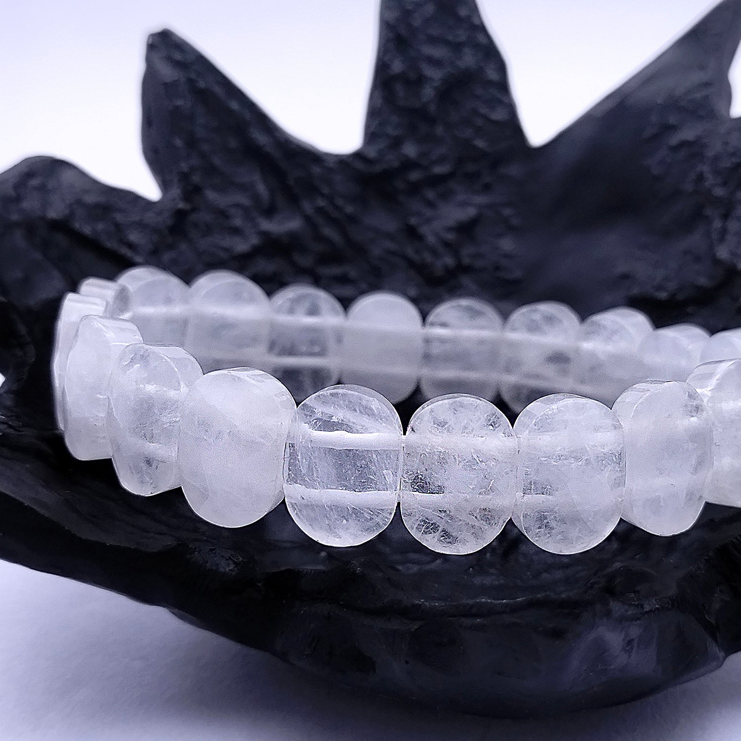 Crystal Quartz Oval Faceted Bracelet