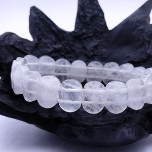 Crystal Quartz Oval Faceted Bracelet