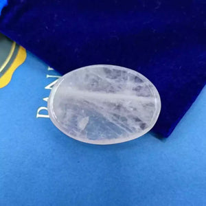 Crystal Quartz Worry Stone
