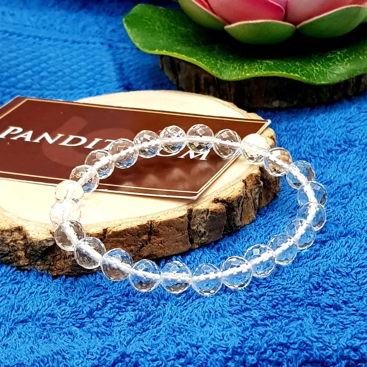 Crystal Sphatik Diamond Cut Lucky Bracelet