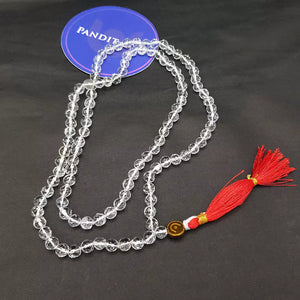 Crystal Sphatik Diamond Cut Mala