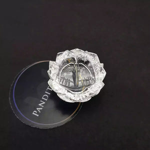 Crystal Sphatik Shri Lakshmi Charan Paduka Big