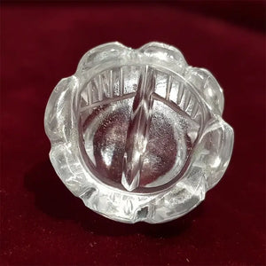 Crystal Sphatik Shri Lakshmi Charan Paduka