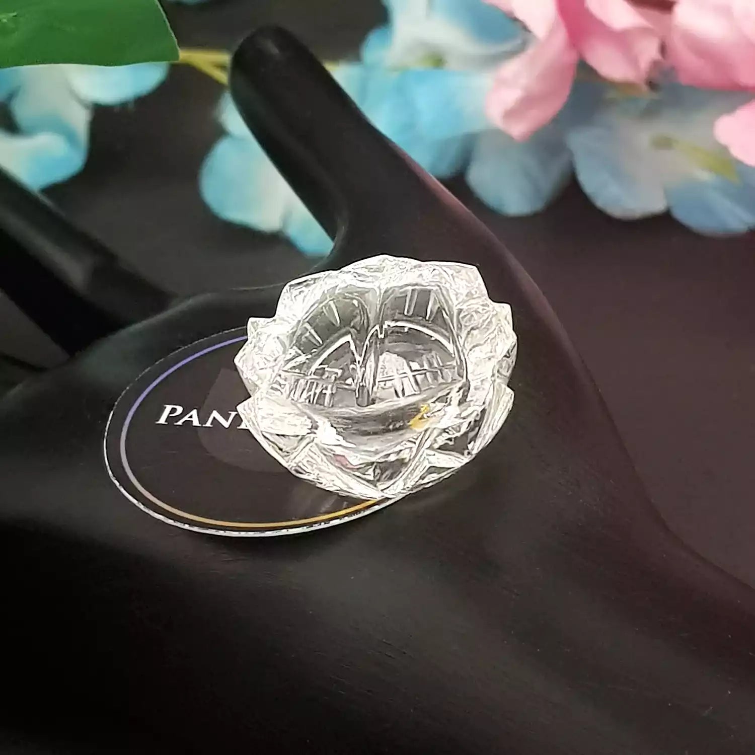 Crystal Sphatik Shri Lakshmi Charan Paduka