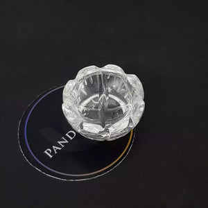 Crystal Sphatik Shri Lakshmi Charan Paduka Medium