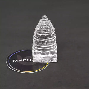 Crystal Sphatik Shri Yantra Medium