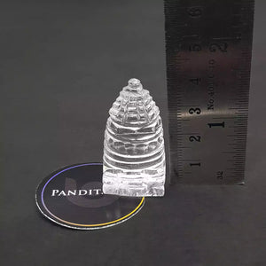 Crystal Sphatik Shri Yantra Medium