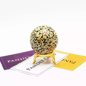Dalmatian Jasper Crystal Ball