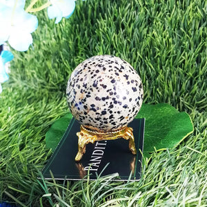 Dalmatian Jasper Crystal Ball