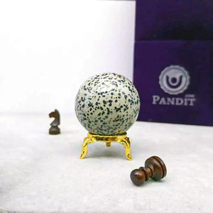 Dalmatian Jasper Crystal Ball