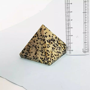 Dalmatian Jasper Crystal Pyramid
