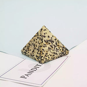 Dalmatian Jasper Crystal Pyramid