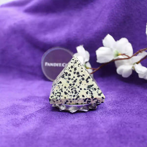 Dalmatian Jasper Crystal Pyramid