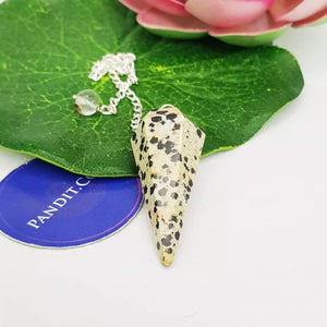 Dalmatian Jasper Dowsing Pendulum