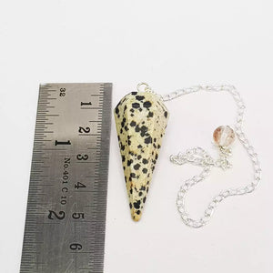 Dalmatian Jasper Dowsing Pendulum