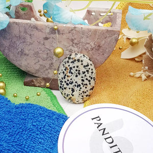 Dalmatian Jasper Worry Stone