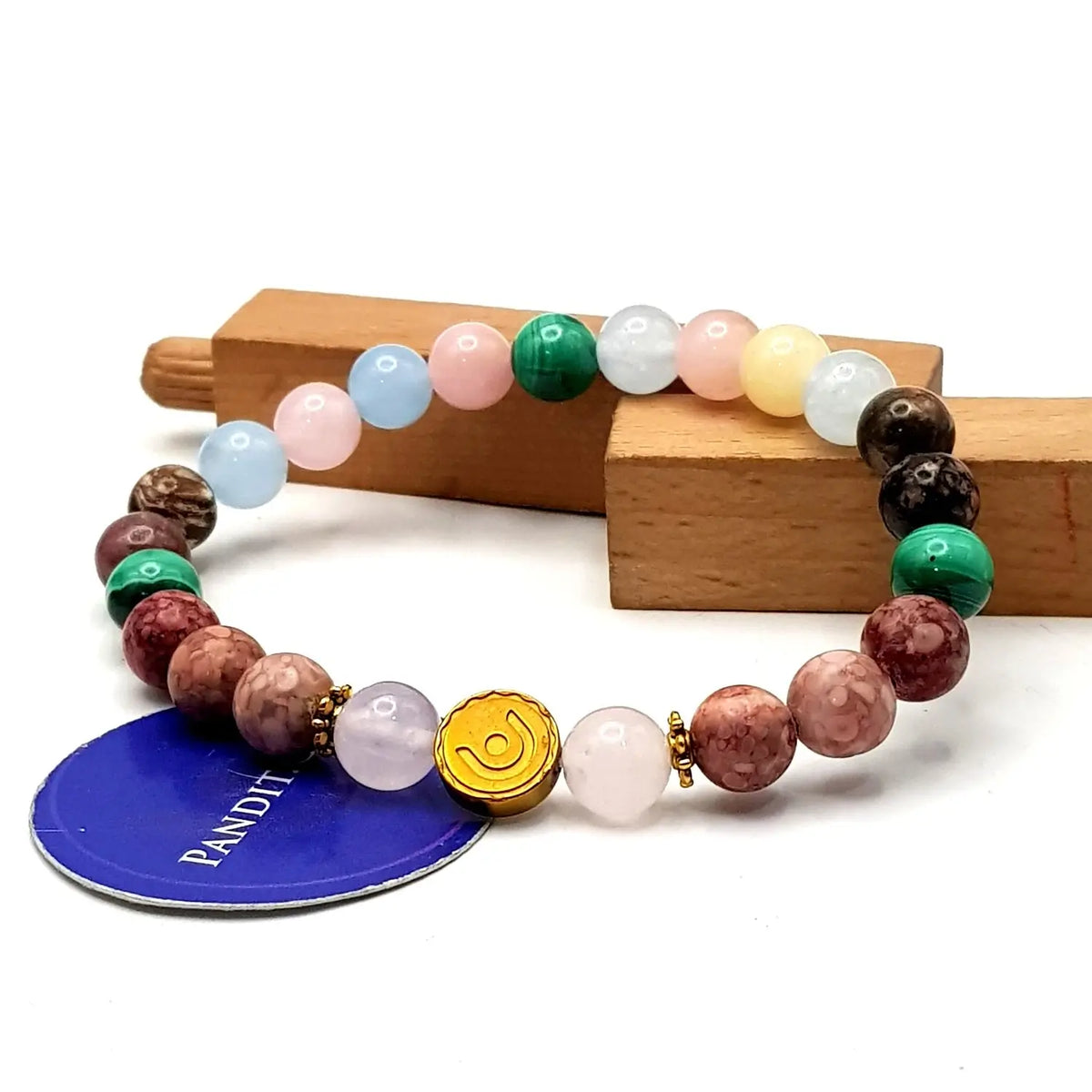 Desired Love Bracelet — close-up of Desired Love stones revealing natural patterns