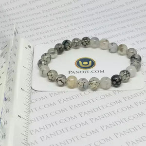 Dragon Vein Agate Bracelet