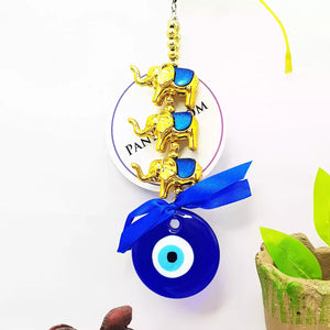 Elephant Evil Eye Hanging For Good Luck