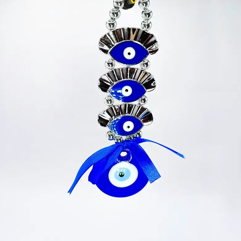 Evil Eye Hanging Shield — close-up detail showing texture and craftsmanship