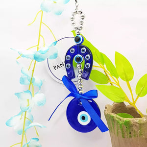 Evil Eye Hanging With Horse Shoe