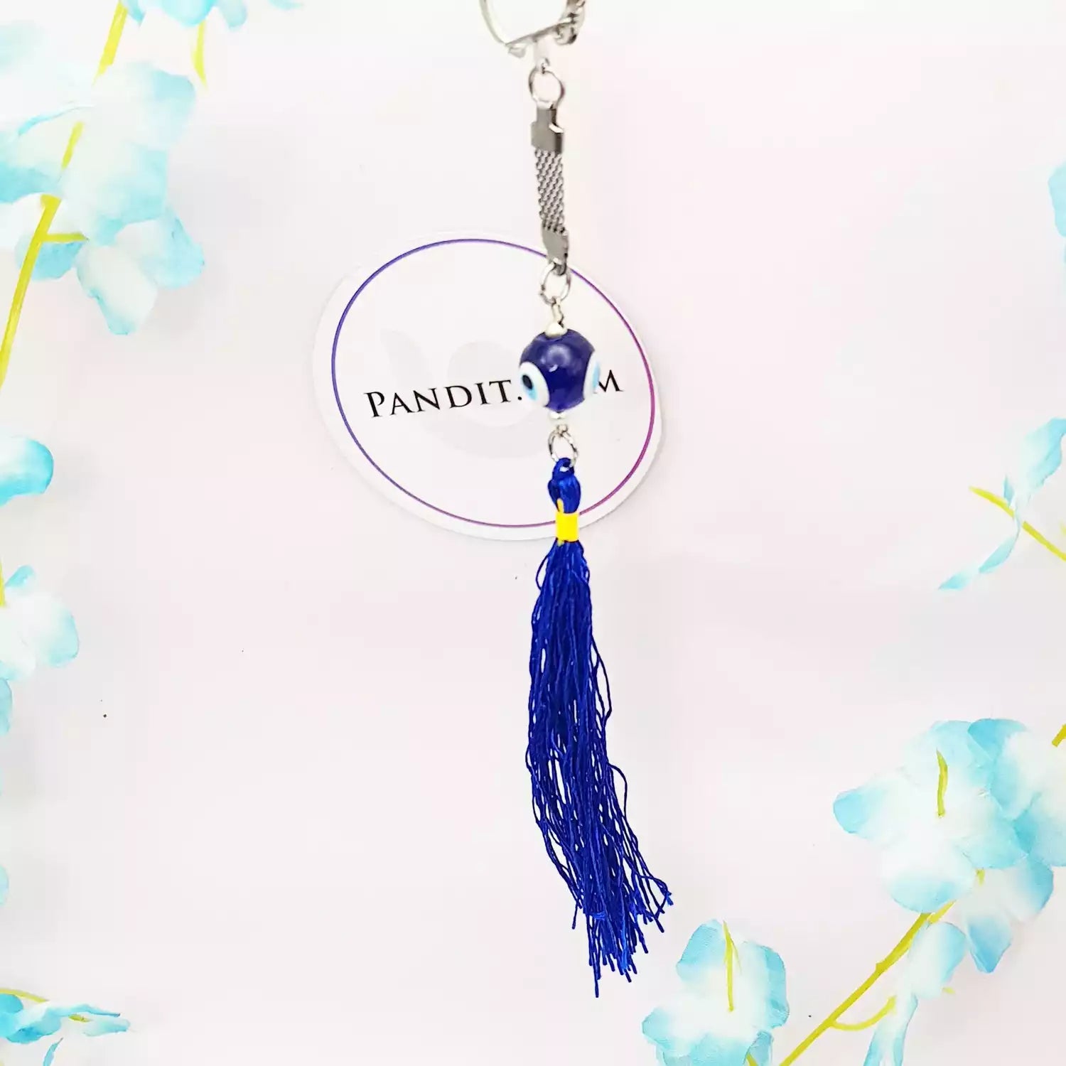 Evil Eye Keychain — close-up detail showing texture and craftsmanship