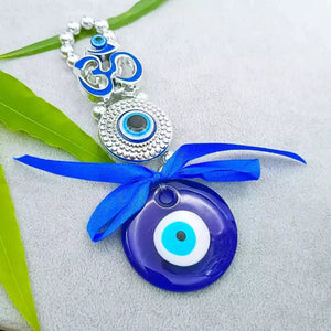 Evil Eye Pendant With Om Symbol